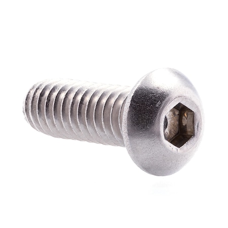 Prime-Line 1/4"-20 Socket Head Cap Screw, Button, Plain Stainless Steel, 3/4 in Length, 10 PK 9169705